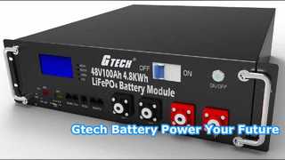 Gtech LR 51,2V 100Ah lithiumbatterij energieopslag