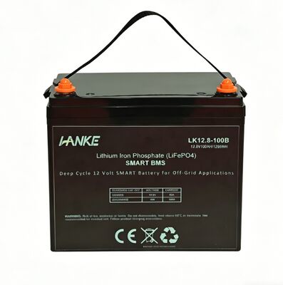 G TECH 12.8V 100Ah LiFePO4 Battery with 6000 Cycles for RV EV Boat