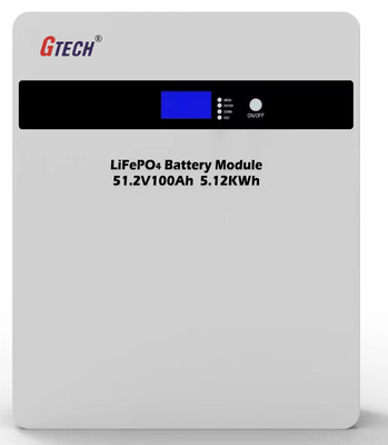 Standardgrootte Bluetooth-display LiFePO4-accu met prestaties en off-grid