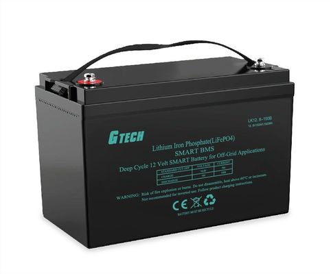 12V LiFePO4-batterij voor vervanging van VRLA-batterij 50Ah, 100Ah, 150Ah, 200Ah met blauwe tand