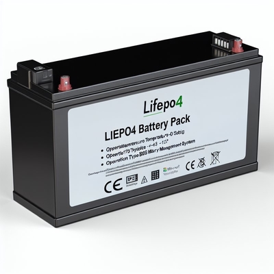Compact ontworpen LiFePO4-batterijpakket voor opslag Type -20-45C -4-113°F en ingebouwde BMS