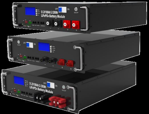 Lange levensduur 51.2V 100Ah Lithiumbatterij voor energieopslag