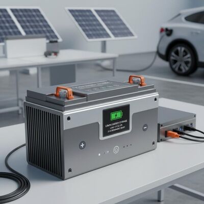 LiFePO4-batterijpakket met lange levensduur voor energieopslag, geschikt voor elektrische voertuigen en systemen voor hernieuwbare energie