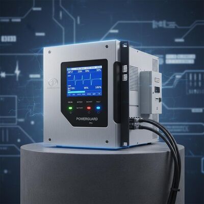 Krachtige High Frequency Online UPS met een hoge overbelastingscapaciteit en snelle reactietijd, die stroomback-up garandeert in noodsystemen