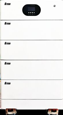 G TECH Stapelbare 20,48KWH LiFePO4 batterij met 6000 lange levensduur voor zonne-energieopslag