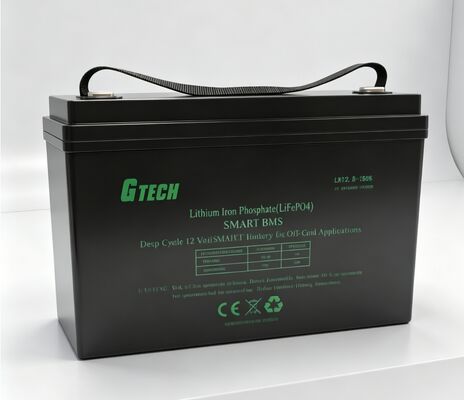 12.8V 150Ah LiFePO4-batterij met 6000 cycli voor opslag van zonne-energie