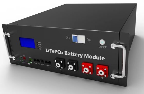 LiFePO4 batterijpakket 25.6V 200Ah 51.2KWh Rack gemonteerde energieopslagbatterij voor UPS Power Station