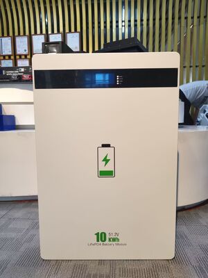 51.2V 200Ah 10kWh LiFePO4 Batterijpakket Wandmontage Residentieel Off Grid Zonne-energieopslag thuis Batterij met BMS
