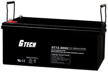 De klep regelde verzegelde lood zure batterij 12V 200Ah, de diepe zure batterij van het cycluslood voor zonne