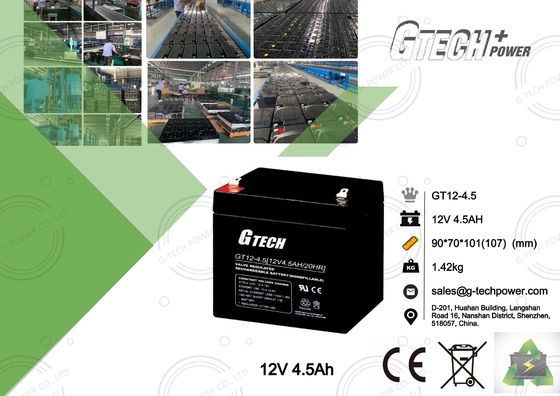 De klep regelde Verzegelde Lood Zure Batterij 12v 4.5ah voor Alarmsysteem