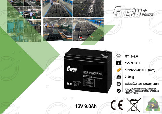 regelde de navulbare klep van 12v 9ah lood zure batterij voor UPS-Systeem
