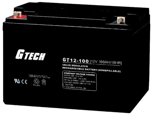 12v 100ah VRLA regelde Lood Zure Batterij voor Zonnealarmsysteem